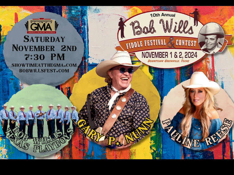 Bob Wills Fest 2024 Set for November 1-2