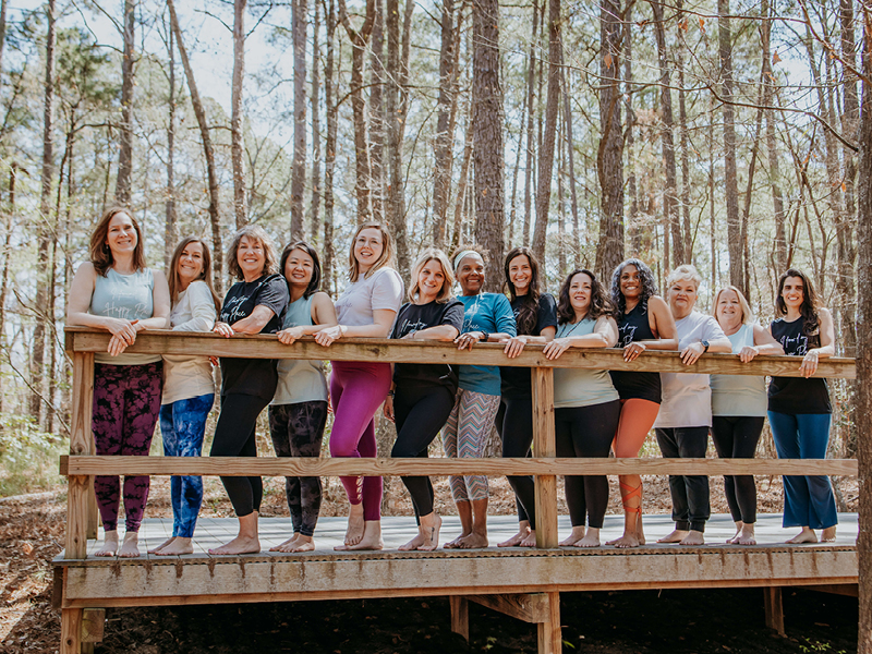 Women Find Happy Place in the Pines